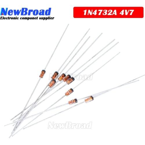 100PCS 1W 4.7V 1N4732A 1N4732 DO-41 Zener diode