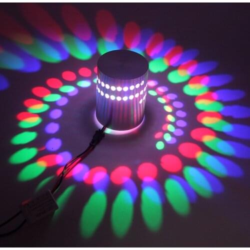LED indoor wall lamp creative spiral lamp Club KTV corridor corridor background wall stair decorative wall lamp