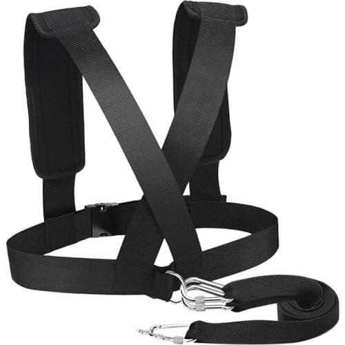 Fitness Sled Harness Workout Speed Trainer with Pulling Strap for Resistance Training Equipment Resistance Bands Body Building