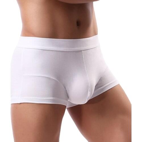 Brand Men Underwear Boxer Male Panties Breathable Cotton Mens Underpants Sexy U convex Pouch Gay Boxershorts Calzoncillo Hombre