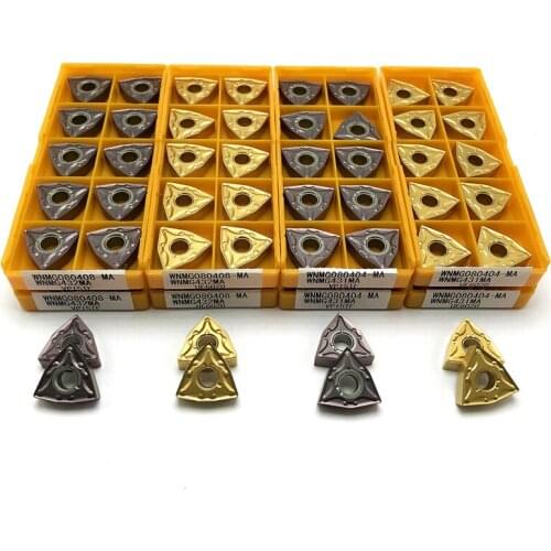 WNMG080404 WNMG080408 MA VP15TF UE6020 External Turning Tool Carbide Inserts metal lathe tools CNC turning insert Cutting tool