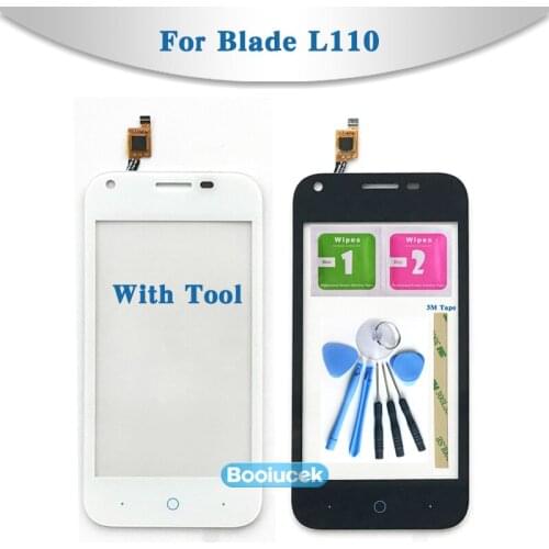 Replacement High Quality 4.0" For ZTE Blade L110 Touch Screen Digitizer Sensor Outer Glass Lens Panel