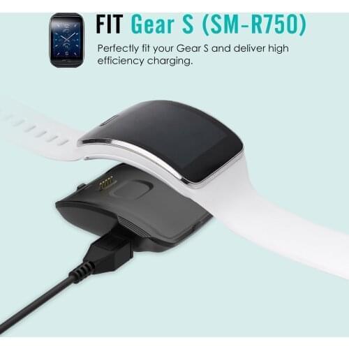 Gear S (SM-R750) Charger, Replacement Charging Dock Cradle Charger for Samsung Gear S Smart Watch SM-R750, with Micro USB Cable