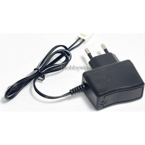 9.6V 250mA EU Charger Mini Tamiya male plug Positive to Round Pin for NiMH NiCD Rechargeable RC Model Battery charging