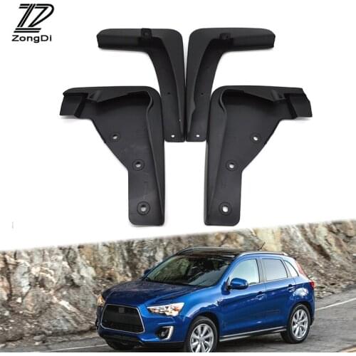 ZD Car Mudflaps Fit For 2010 2011 2012 Mitsubishi ASX/Outlander Sport/RVR Accessories Splash Guard Front Rear Mudguards Fenders