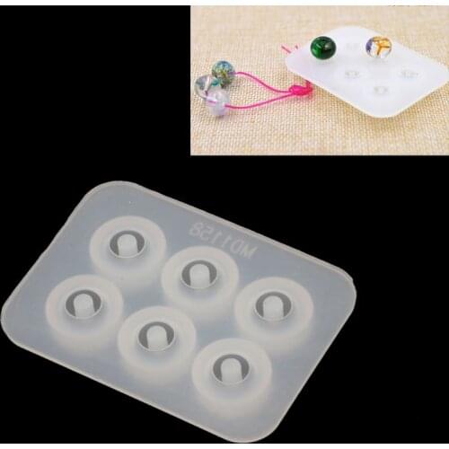 One Pack S925 Beads Cap Silicone Mold Kit Add-a-Bead Bracelet Beads Jewelry DIY 1XCA