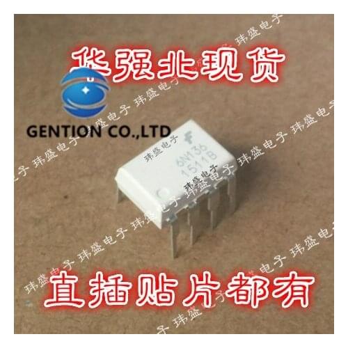 10PCS White decoupling 6N136 photoelectric coupler DIP-8 6N136M in stock 100% new and original