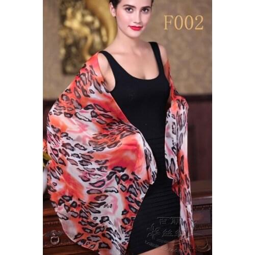 100% mulberry silk chiffon silk scarf with silk scarf F002