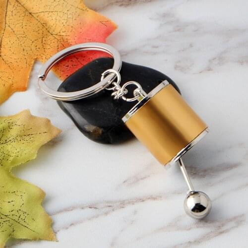 Motorcycle Car Keychain Creative Speed Removable Transmission Gearshift Knob Metal Gear Shift Unisex Car Gearbox Keychain