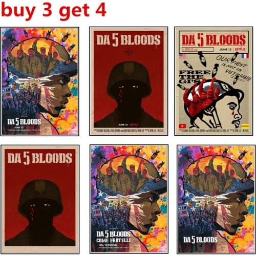 Da 5 Bloods poster Home Decor Home Decoration Stickers Posters Wall Stickers