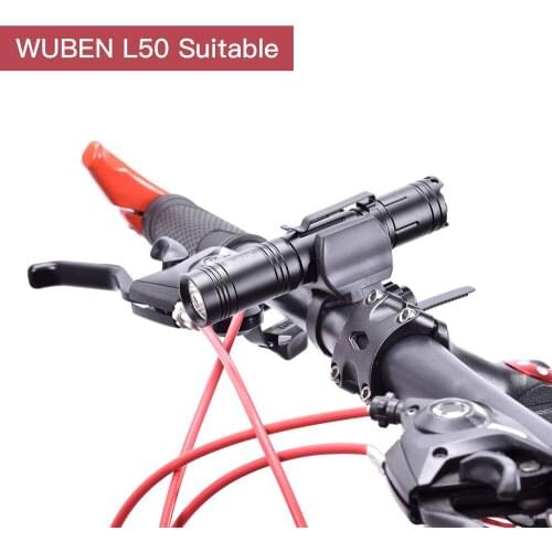 Bike Light Holder Universal Bicycle LED Flashlight Lamp Mount Clamp Stand Bike Lighting Mount Accessories