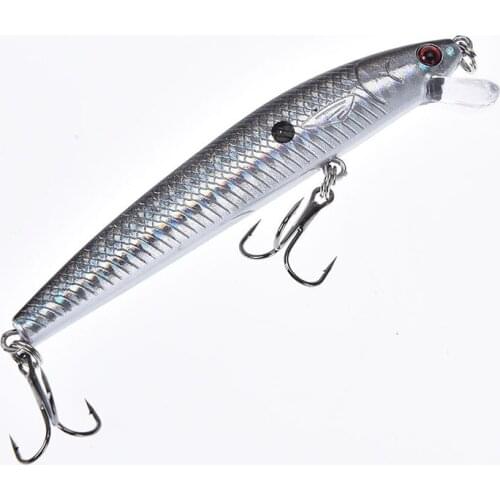 10cm 1.5m pesca for Bass pike Minnow Fishing Lure Isca Artificial Hard Bait Carp Fishing Wobblers Dive 8.5g