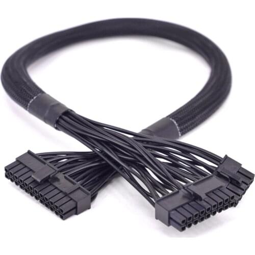 18 + 10pin to 24Pin ATX Power Supply Cable 20+4Pin with Sleeve for Corsair AX Series AX860 AX760