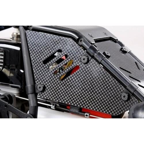 Carbon fiber body window set dust proof decoration windshield 85302 for 1/5 scale rc baja 5b HPI KM Rovan