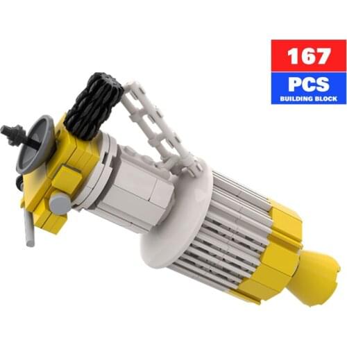 MOC Star Sun Mars Probe Ulysses Spacecraft Creative Space Movie Series Building Block Model Kids DIY High-tech Educational Toys