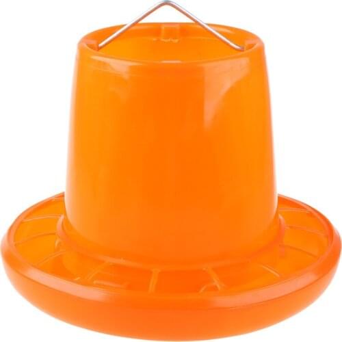 Chicken Feeder Bucket Poultry Hen Chick Drinker Waterer Cups Food Feeder 3 kg Water Dispenser for Animal Feeding Farm Home