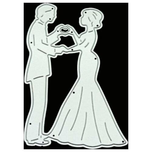 Dancing Lover DIY Metal Cutting Dies Stencil Scrapbooking Photo Album Stamp Paper Card Crafts Decor