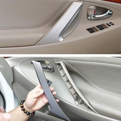 Handle Pull Trim Cover Car Inner Door Auto Interior Easily Installation Personal Car Element for Toyota Camry 2006-2011