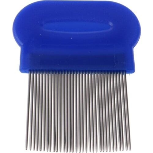 1pc Professional Steel Pet Comb Grooming Comb Cleaning Hair Trimmer Brush Pet Dog Cat Accessories 6.5* 9cm