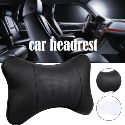 NEW Four Seasons Universal PU Headrest Seat Neck Pillow Car Headrest Car Pillow