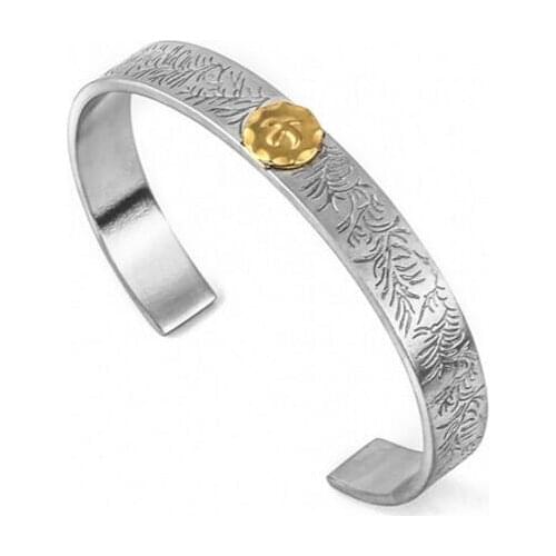 Vintage Arabesque Eagle Indian Bracelet Men Stainless Steel Bracelets & Bangles For Men Women Cuff Bangle pulseira masculina