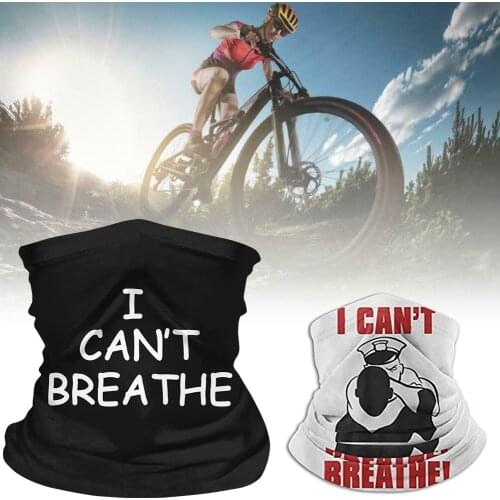 I Can't Breathe Protest Skull Cycling Motorcycle Head Scarf Neck UNISE -OPK