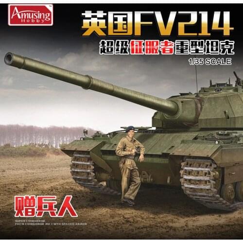 Amusing Hobby 1/35 Super Conqueror FV 214 Conqueror Mk I spaced armour 35A013