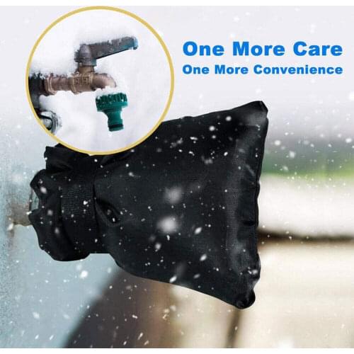 Winter Faucet Protective Cover 1 Piece 210D Oxford Cloth Faucet Antifreeze Protective Cover Bag Reusable Faucet Protector