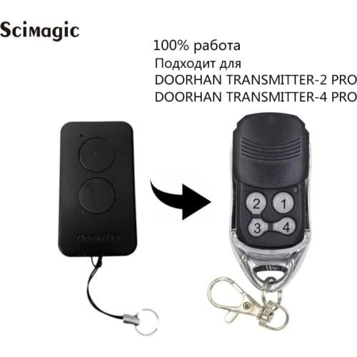1 pcs remote control transmitter DOORHAN 2 Pro Black, used for gate and obstacle garage door remote control very 2020