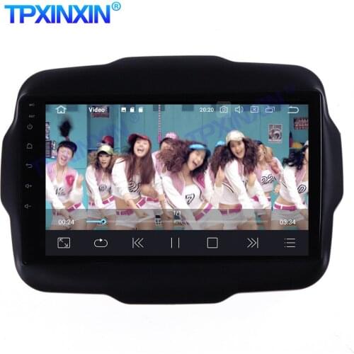 128GB Android10 PX6 is Suitable for Jeep Renegade 2014 - 2018 GPS Navigation Car Radio Video Stereo Multi-function CarPlay Host