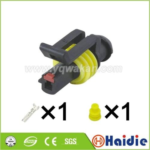 5sets 1pin Tyco/amp electrical Oil Pressure Sensors Plug waterproof connector 282079-2