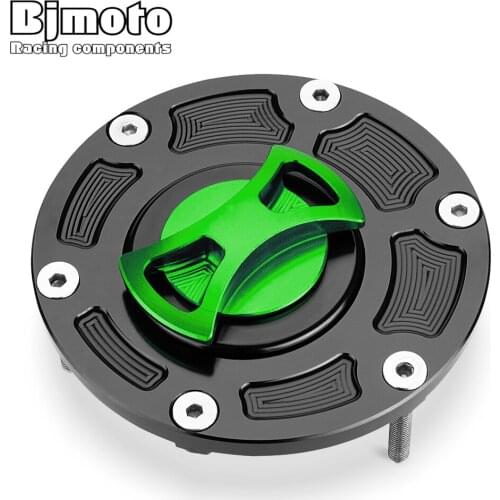 BJMOTO Petrol Fuel Tank Cap Gas Cover For Kawasaki Z250 Z300 Z 250 SL Z 300 ER250 ER3002013 2014 2015 2016 Ninja250 Ninja300