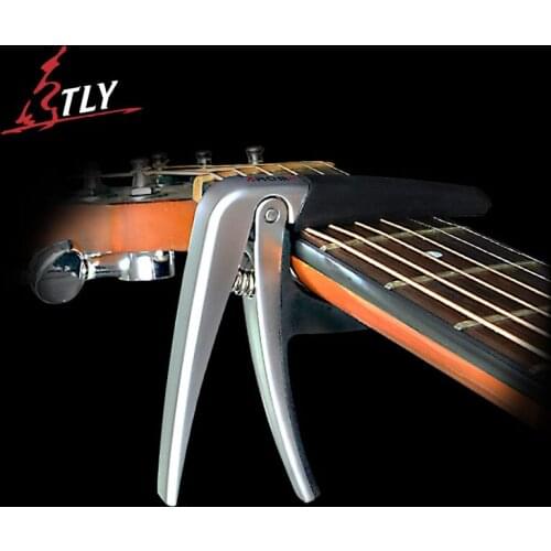 AROMA Zinc Alloy Guitar Capo Silicone Cushion Electric Acoustic Guitar Capo Silicone Cushion Guitarra Capo