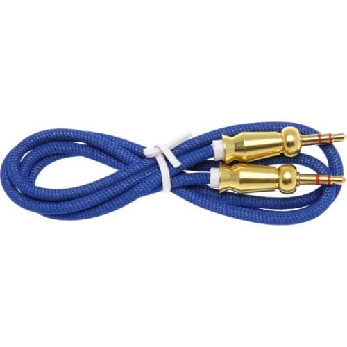 3.5mm Jack Audio Cable Jack 3.5 Male to Male Audio Aux Cable For iPhone Car Headphone Speaker Wire Line Aux Cord MP3 500pcs /lot