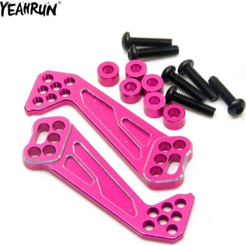 YEAHRUN RC Drifting Car Metal Aluminum Front Single Damper Mixing Mounting Plate Set For Sakura D4 1/10 RC Crawler Upgrade Part