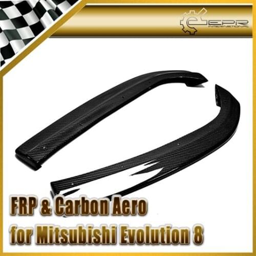 Car-styling For Mitsubishi Evolution EVO 8 9 Carbon Fiber MR Style Rear Bumper Extension