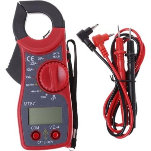 LCD Digital Voltmeter Ammeter Ohmmeter Multimeter Volt AC DC Tester Clamp Meter