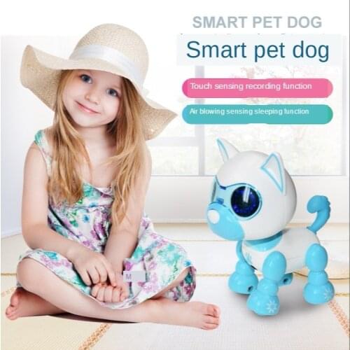 4 Function Robot Dog Electronic Toys Smart Pet Robot Barking Dog Toy Mini Little Live Pets Electronic Pet Dog Toys for Children