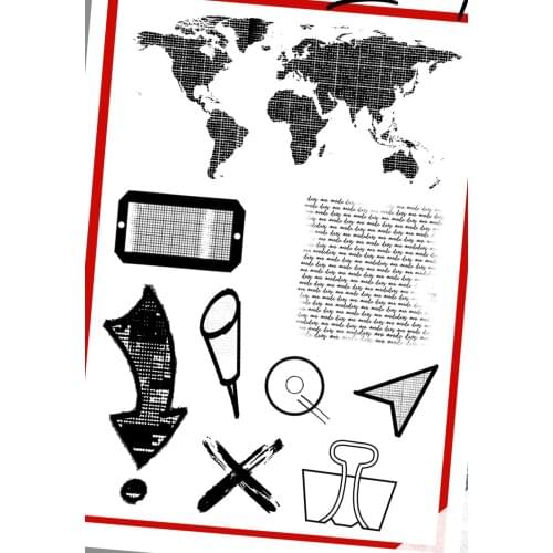 French Clear Silicone Rubber Stamp for DIY scrapbooking/photo album Decorative craft 589