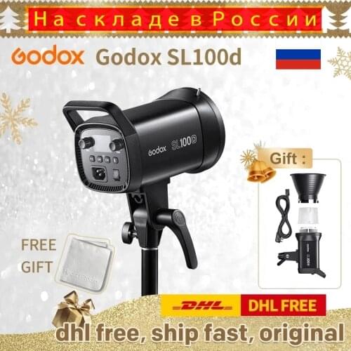 Godox SL100D SL-100D 100W 5600K White Version LCD Panel LED Video Light Continuous Output Bowens Mount Studio Light