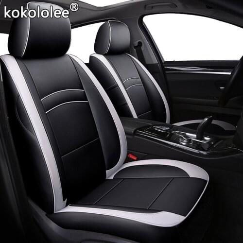Kokololee leather car seat cover for Ford Kuga EDGE Explorer Mustang Ranger focus Mondeo Everest make custom Automobiles Seats