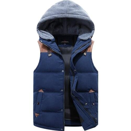 100% Real White Duck Down Vest For Men Winter Autumn Male Casual Warm Thick Parka Outerwear Sleeveless Jacket Mens Waistcoat