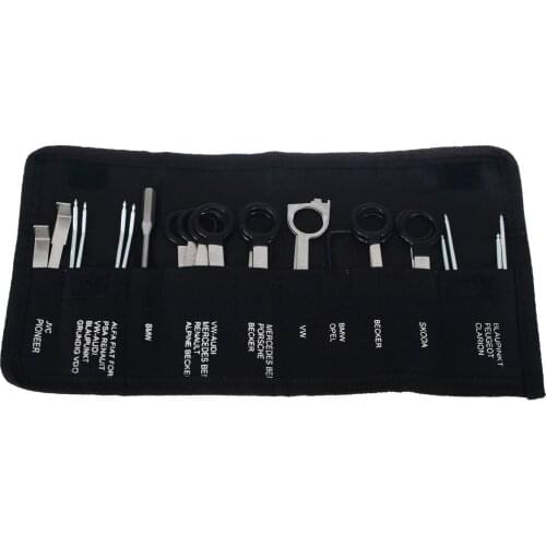 New 20pcs/set Professional Car Radio Removal Key Tool Kit Audio Tools Keys Stereo CD Repair Hand Tools Set High Quality