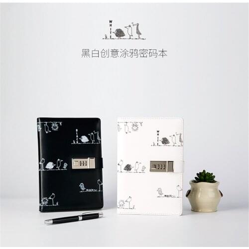 New Cute Hard Copybook Composition Book Daily Memos Mine Emotional Password Notebook