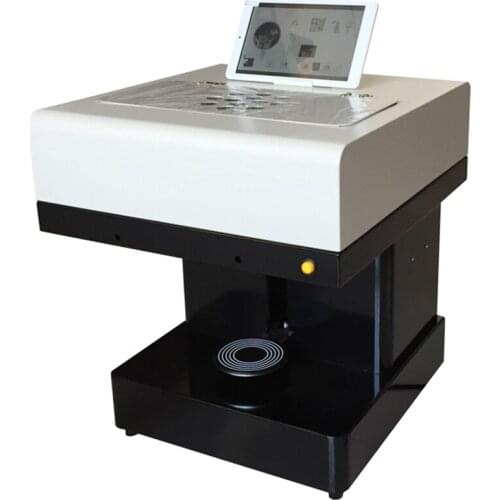 Coffee-Printer One Cup Inkjet Coffee Food Printing Machine For Macaron Milk Chocolate Tea Biscuits Cake With 8 Inch Tablet PC