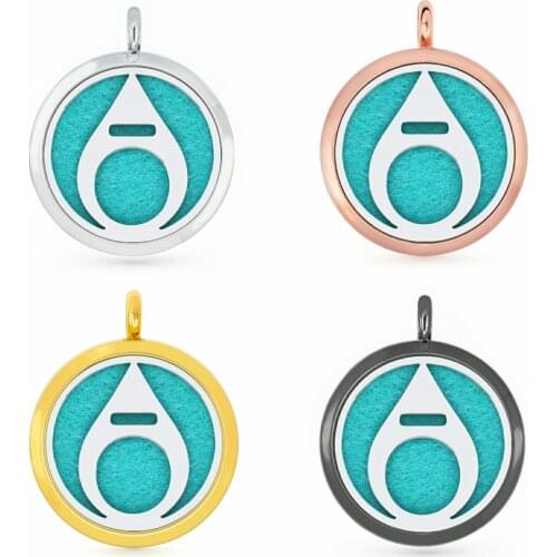 New Arrival Elephant gold/rose gold/black 30mm Perfume locket Aromatherapy locket essential oil Diffuser pendant fit necklace