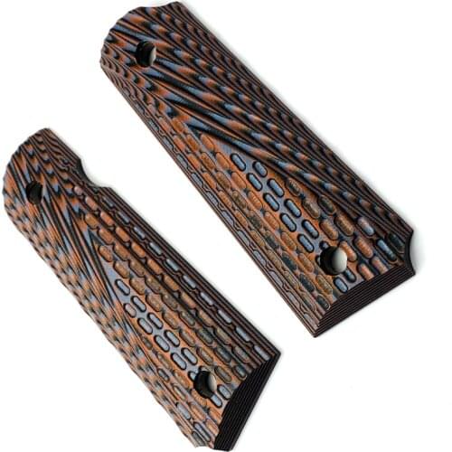 Replacement Full Size Professional G10 Handle Patch Textured DIY Scales Non-Slip Blank Slabs Patch For 1911 Grip Patch Brand New