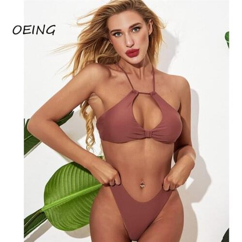 Sexy Bikini Hollow Out 2 Piece Sets Womens 2021 Bathing Suit Fashion Casual Swimwear Women