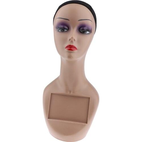 Premium Mannequin Head Hat Rack Wigs Holder Sunglass Display Stand & Frame