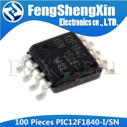 100pcs/lot PIC12F1840 PIC12F1840-I/SN 12F1840 12F1840ISN SOP-8 processor and controller IC